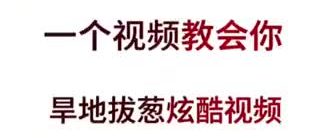 旱地拔葱炫酷视频